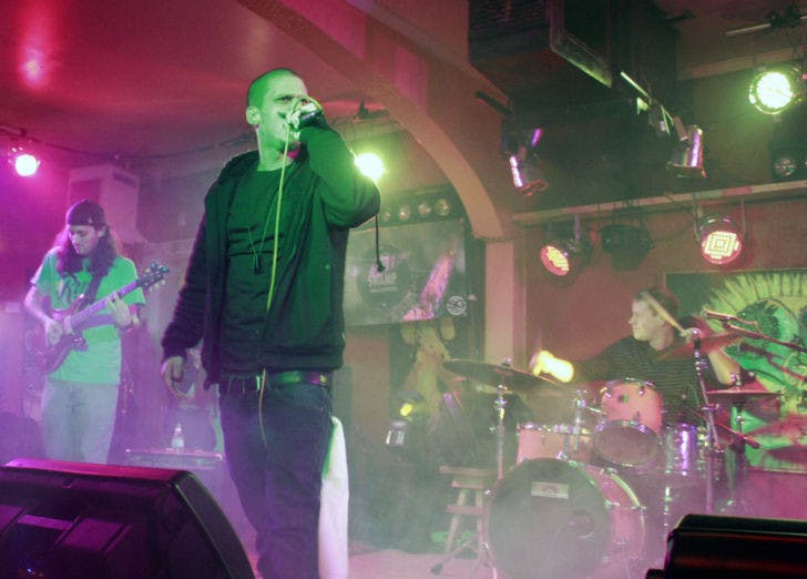 D.P. performs at The Jam on Friday, hosted by SGP’s student-run record label Swamp Records. The showcase exhibited talent such as Vass, Bells and Robes, Morning Fatty and others. &nbsp;&nbsp;