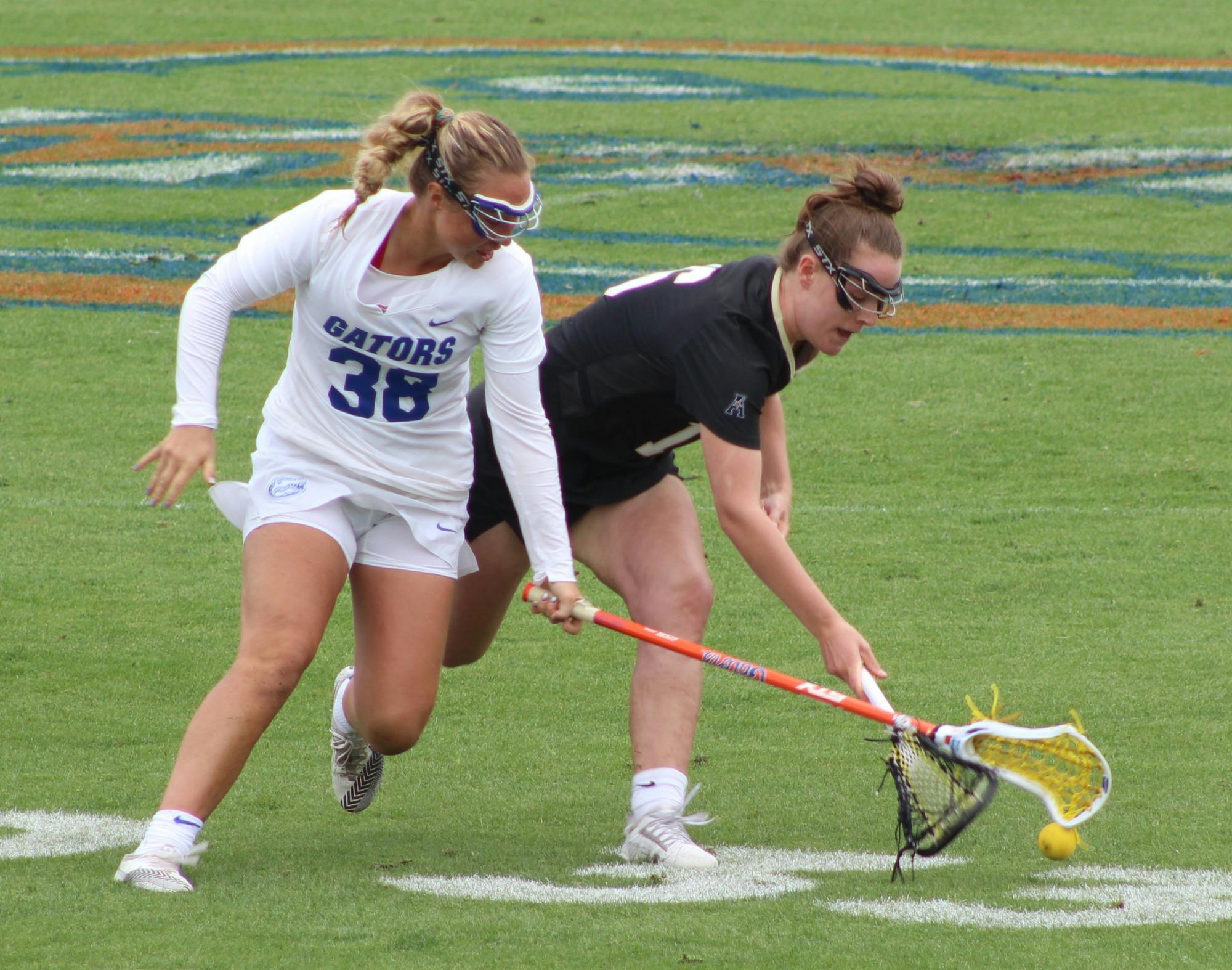 Florida lacrosse wins the regular season AAC Championship on Senior Day