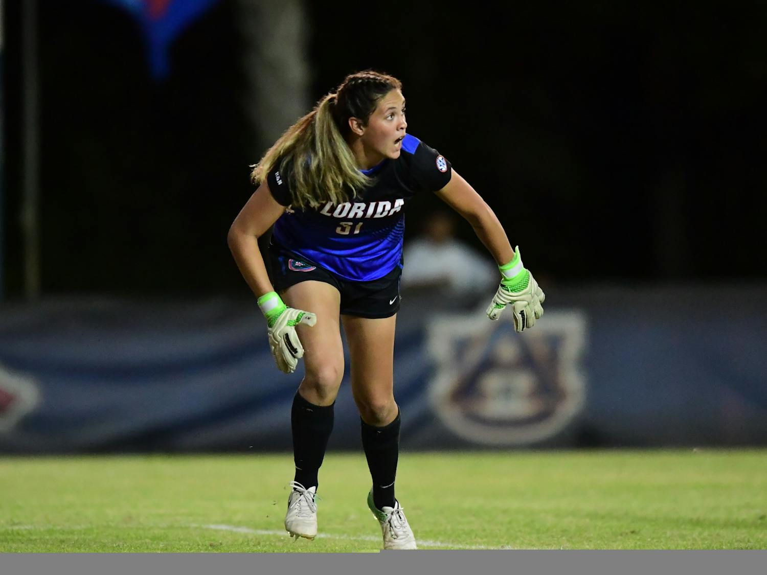 UF goalie Kaylan Marckese was on the receiving end of an own goal in Florida’s 2-1 loss to Texas A&amp;M in the semifinals of the SEC Tournament in Orange Beach, Alabama.