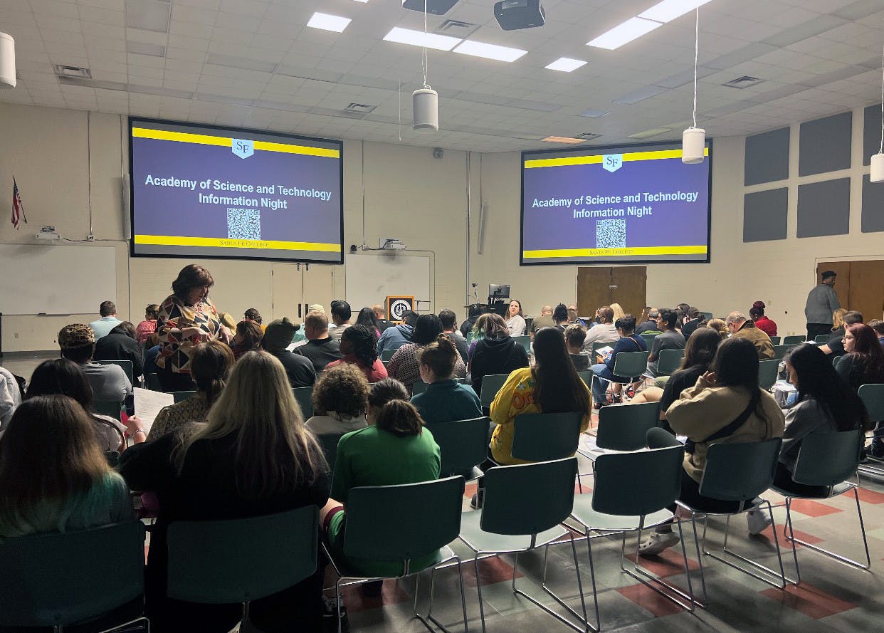 Santa Fe College’s charter school recruits prospective county parents