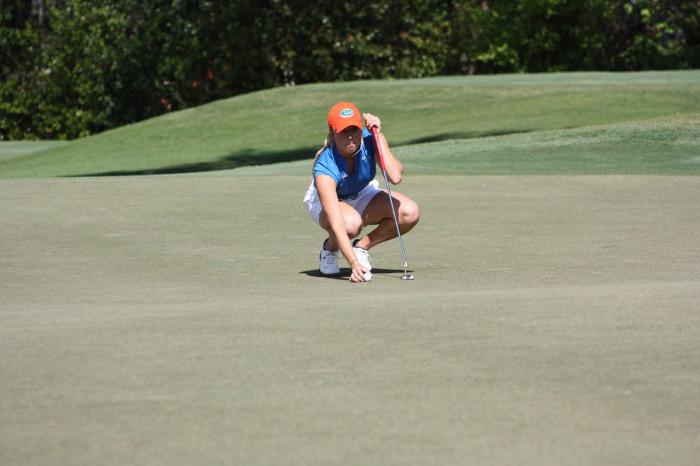 Sierra Brooks won her match over Ole Miss’ Ellen Hutchinson-Key 5 and 3 at the SEC Women’s Golf Championship on Saturday. She never trailed in the match. 