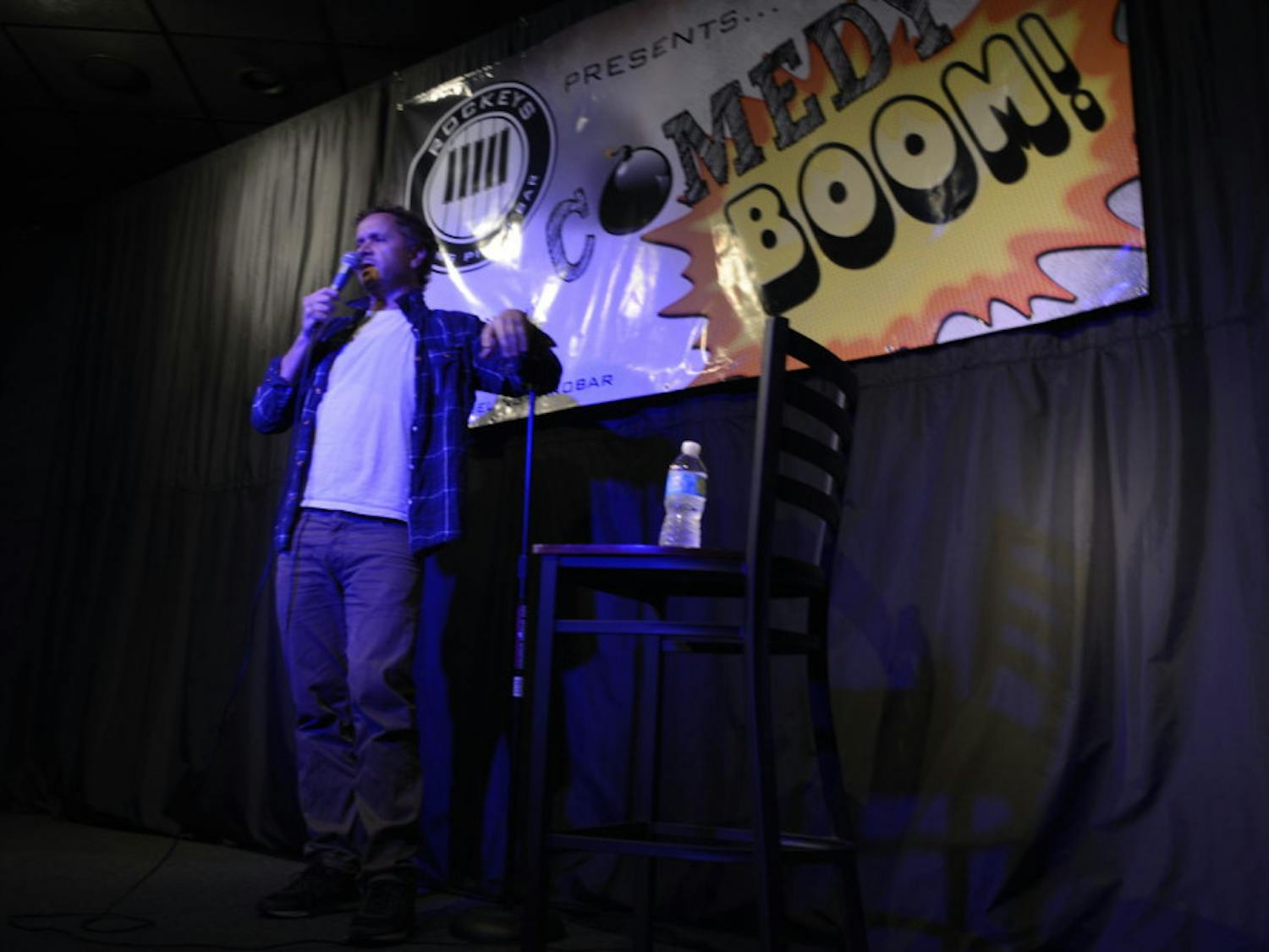 Comedian and 1990s MTV host Pauly Shore performed at Rockeys Dueling Piano Bar’s weekly Comedy BOOM! series Sept. 24. His new documentary, “Pauly Shore Stands Alone,” premieres Dec. 4 on Showtime.