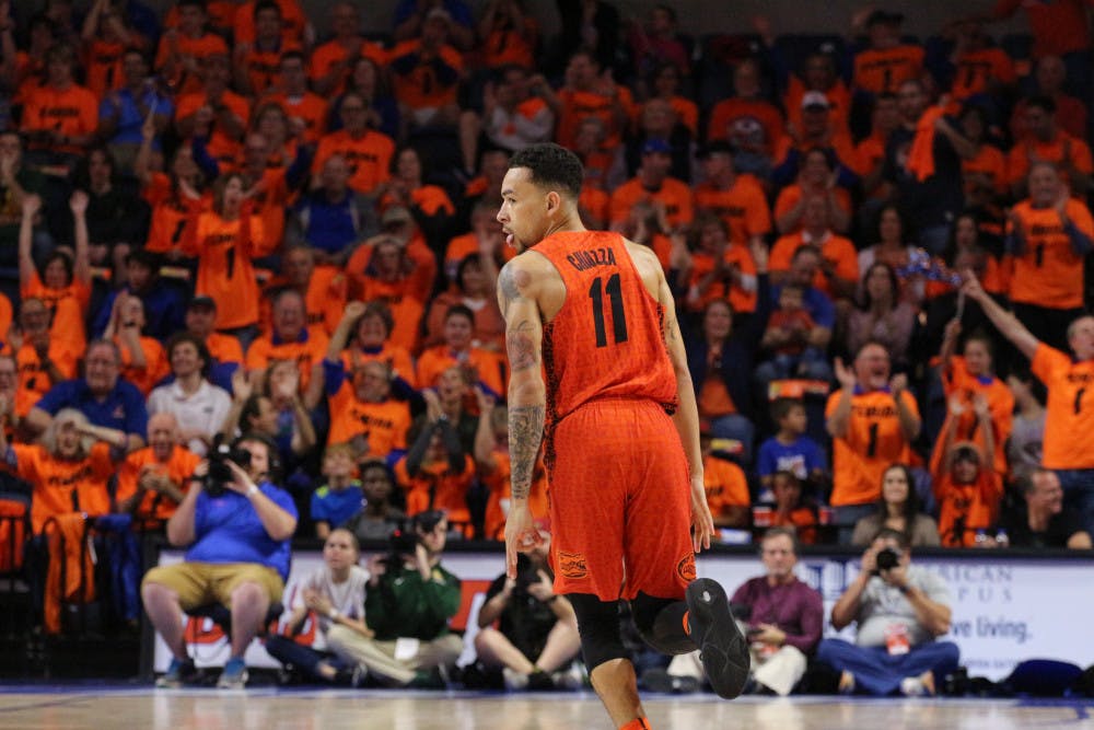 Guard Chris Chiozza set the all-time school record for assists during his final year with the Gators. 