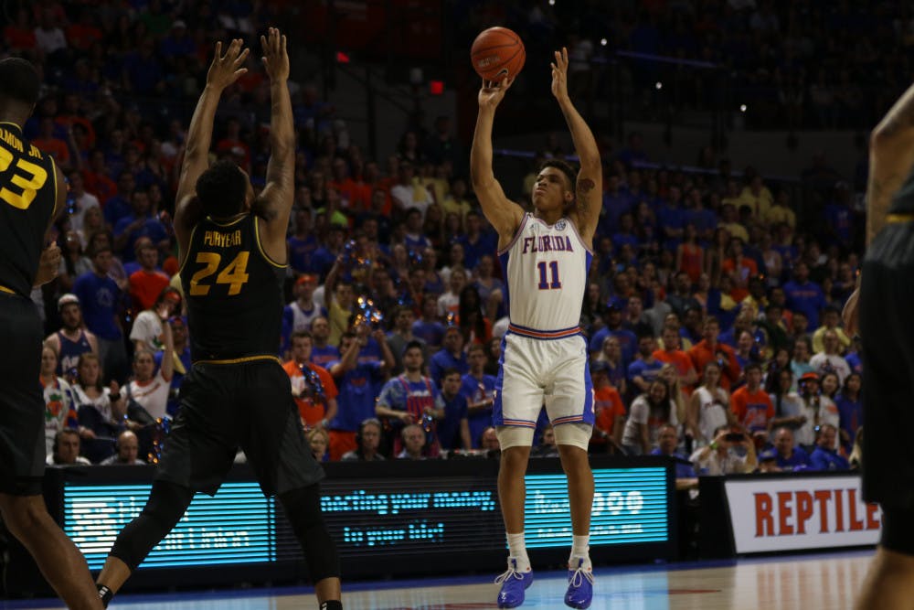 <p dir="ltr"><span>Florida forward Keyontae Johnson scored 13 points on 4-of-8 shooting in UF's 64-60 win over Missouri on Saturday at the O'Connell Center.</span></p><p><span> </span></p>