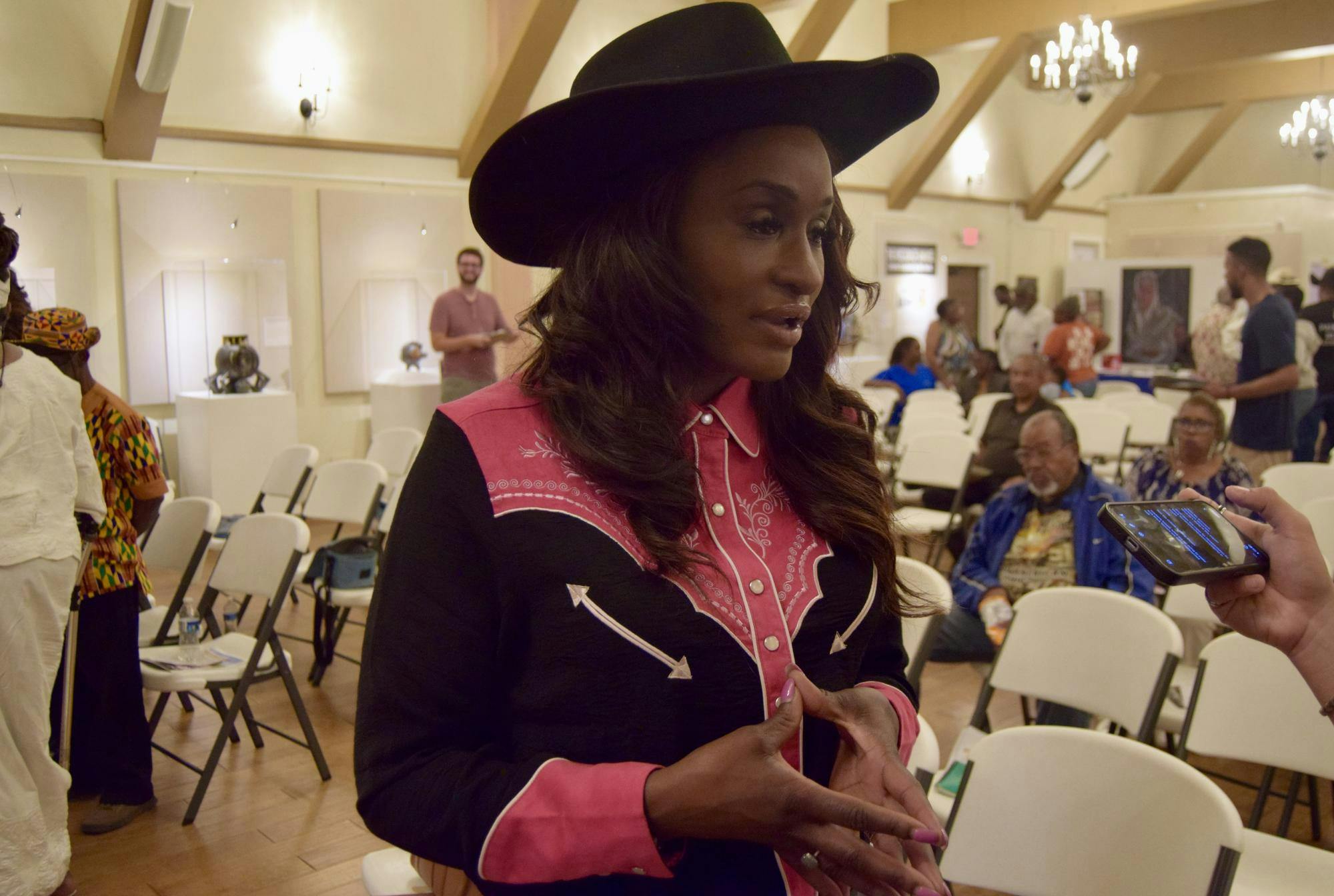 Judge Mikaela Nix-Walker speaks at the Cotton Club Museum and Cultural Center.