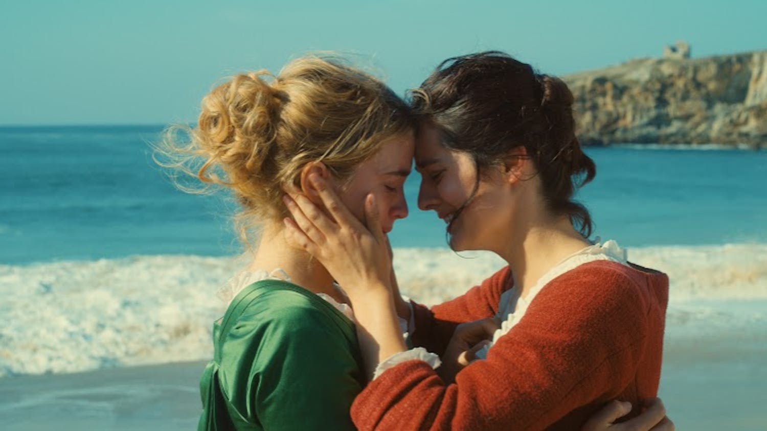 Adèle Haenel as Héloïse, left, and Noémie Merlant as Marianne play two star-crossed lovers in “Portrait of a Lady on Fire,” directed by Céline Sciamma.
&nbsp;
&nbsp;