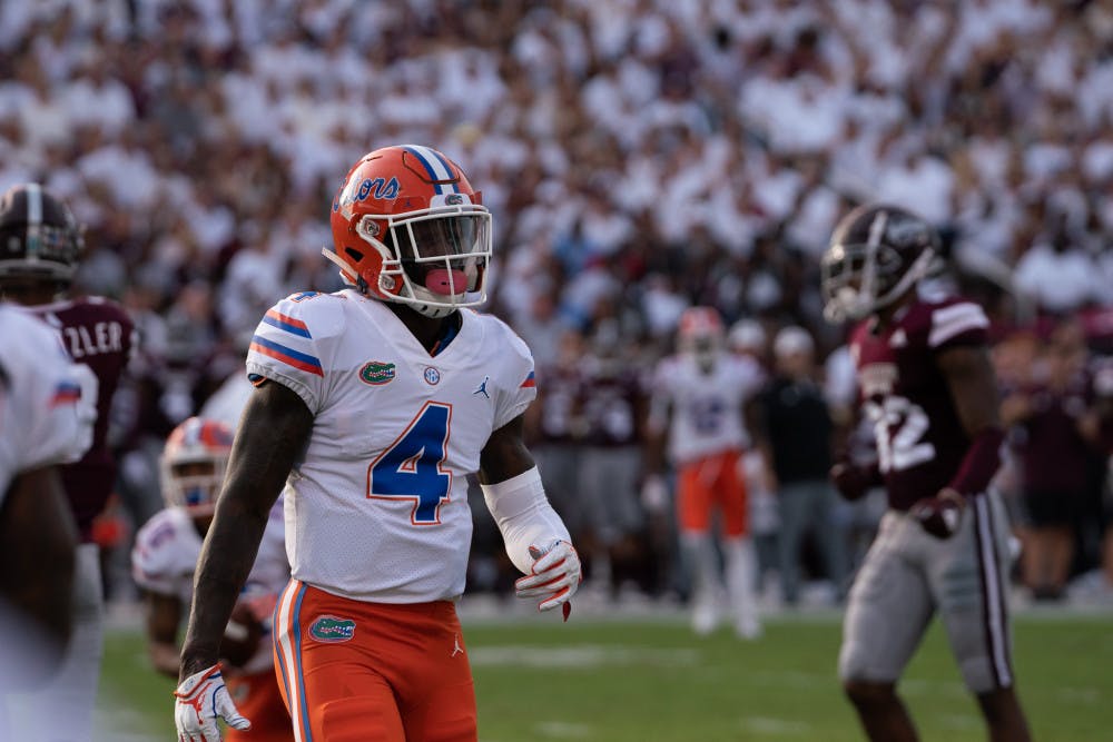 <p>Kadarius Toney threw his first pass of the season for the Florida Gators in its 13-6 win over Mississippi State, a 20-yard strike to Moral Stephens for the game's only touchdowns. </p>