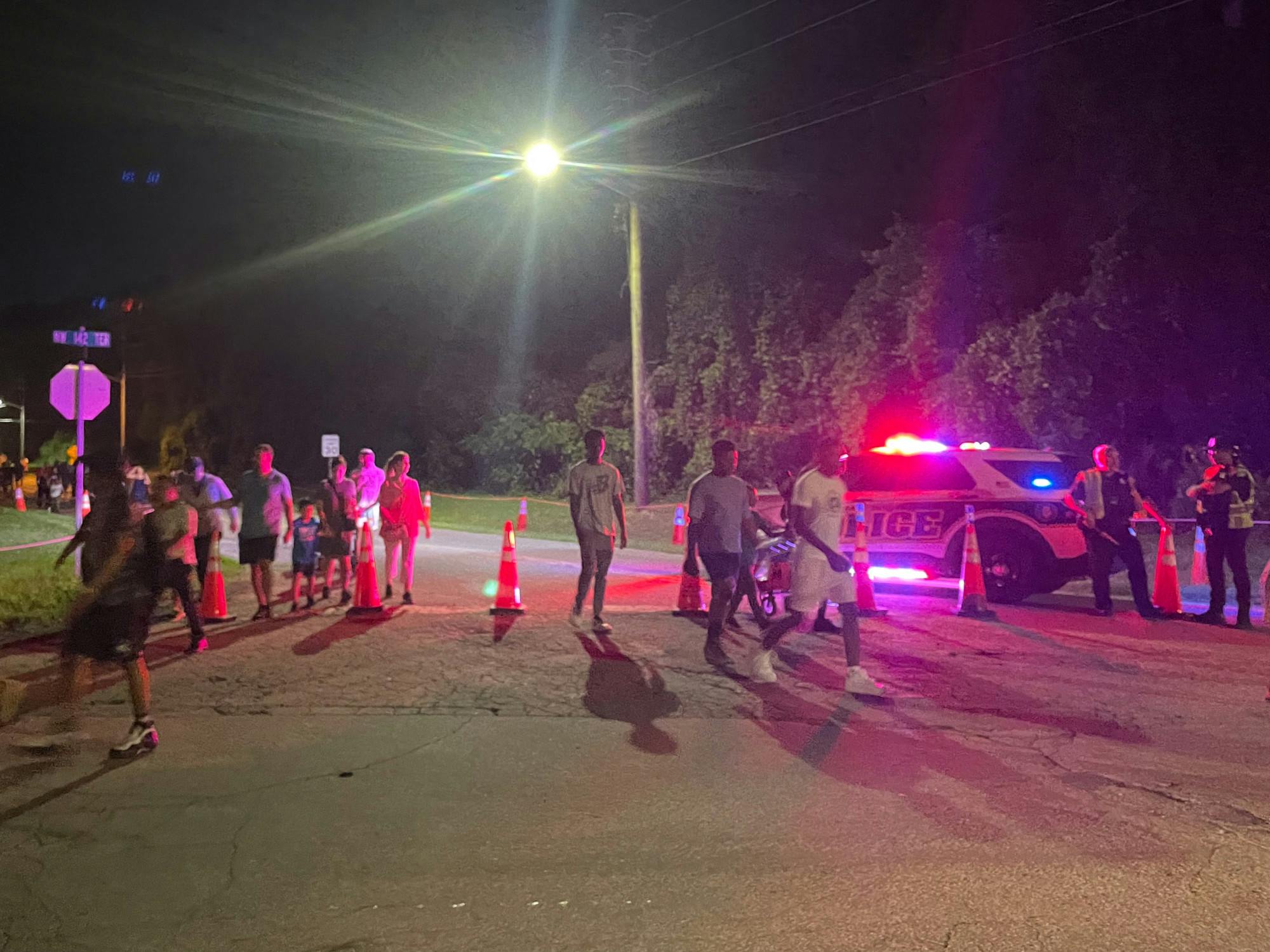 A crowd gathers at the Annual Fourth of July Celebration at Legacy Park in Alachua, Fla. on Thursday, July 4, 2024.