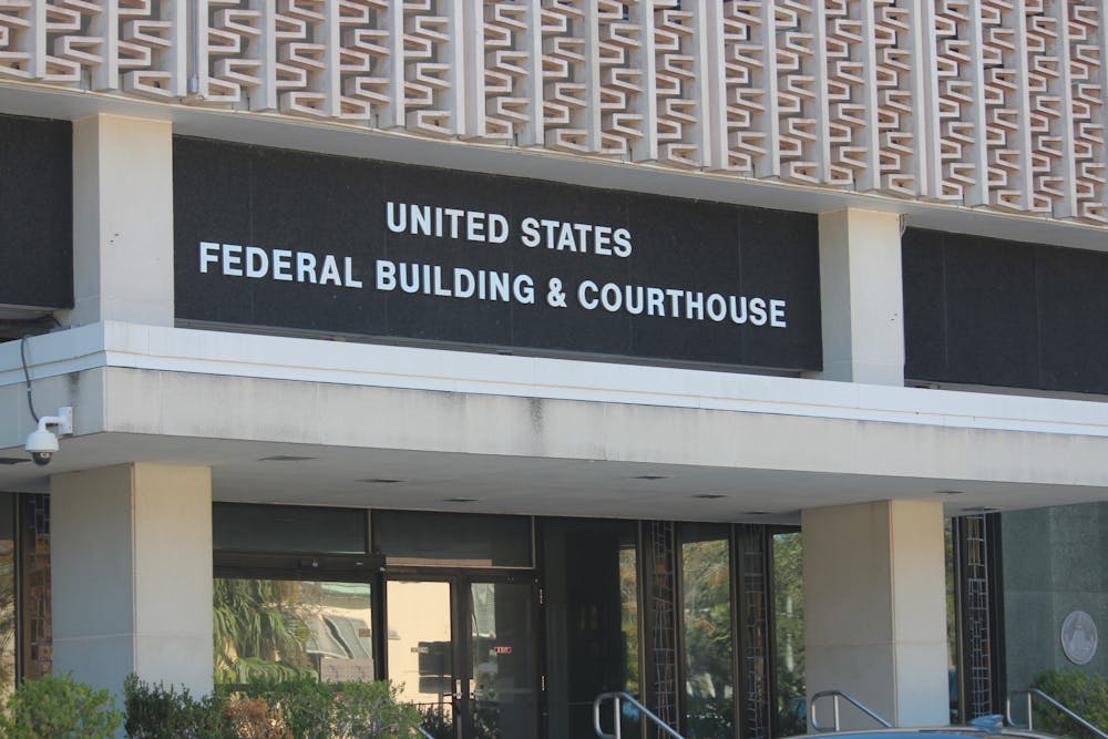 <p>Pictured is the U.S. Federal Building &amp; Courthouse where David Emanuel was sentenced to prison Thursday, Oct. 19, 2023.</p>