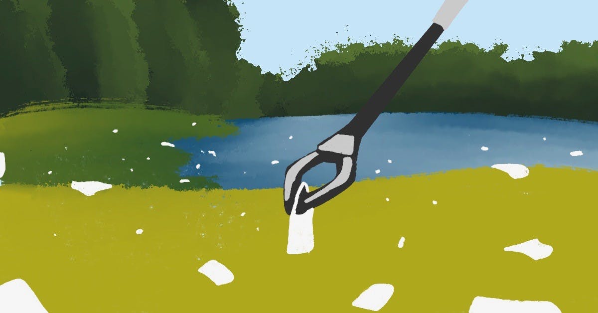 The cleanup will be from 9 a.m. to noon and will start at Massey Park. [Graphic by Aubrey Bocalan]