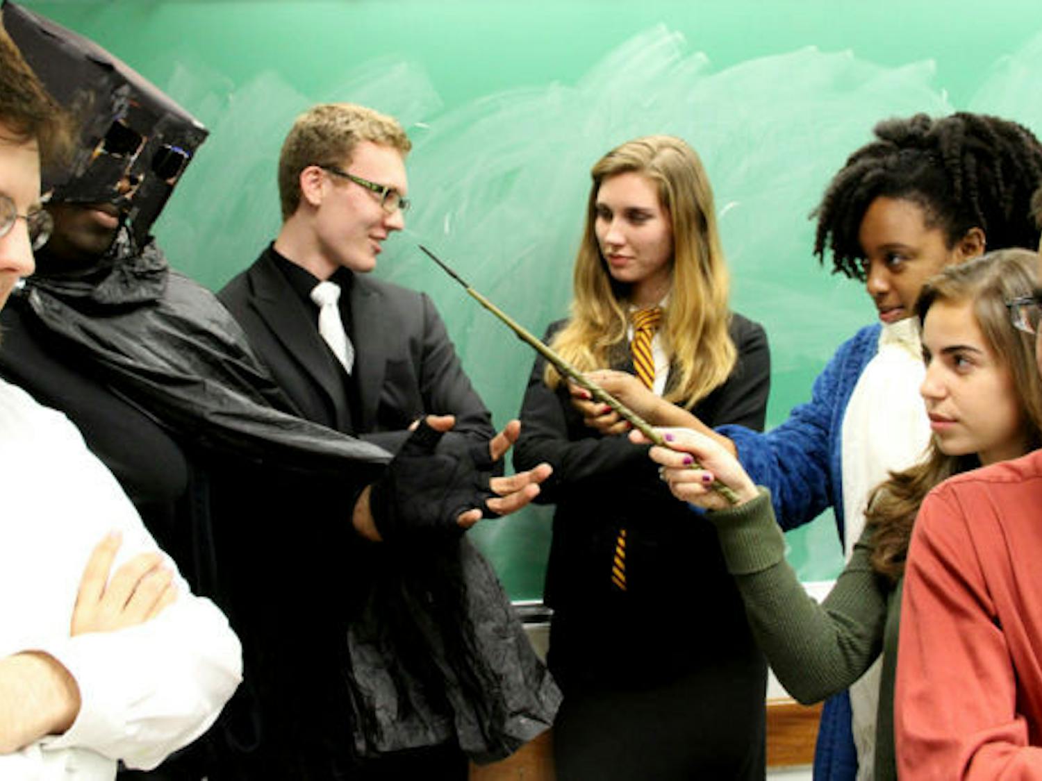 UF Speech and Debate society’s intramural team conducted a Harry Potter versus Luke Skywalker debate to raise money for the Food for Kids Backpack Program. The two sides debated for 90 minutes about who would win in a fantasy duel between Skywalker and Potter. Harry Potter, Harris Kraus, won the debate, garnering all but seven votes.