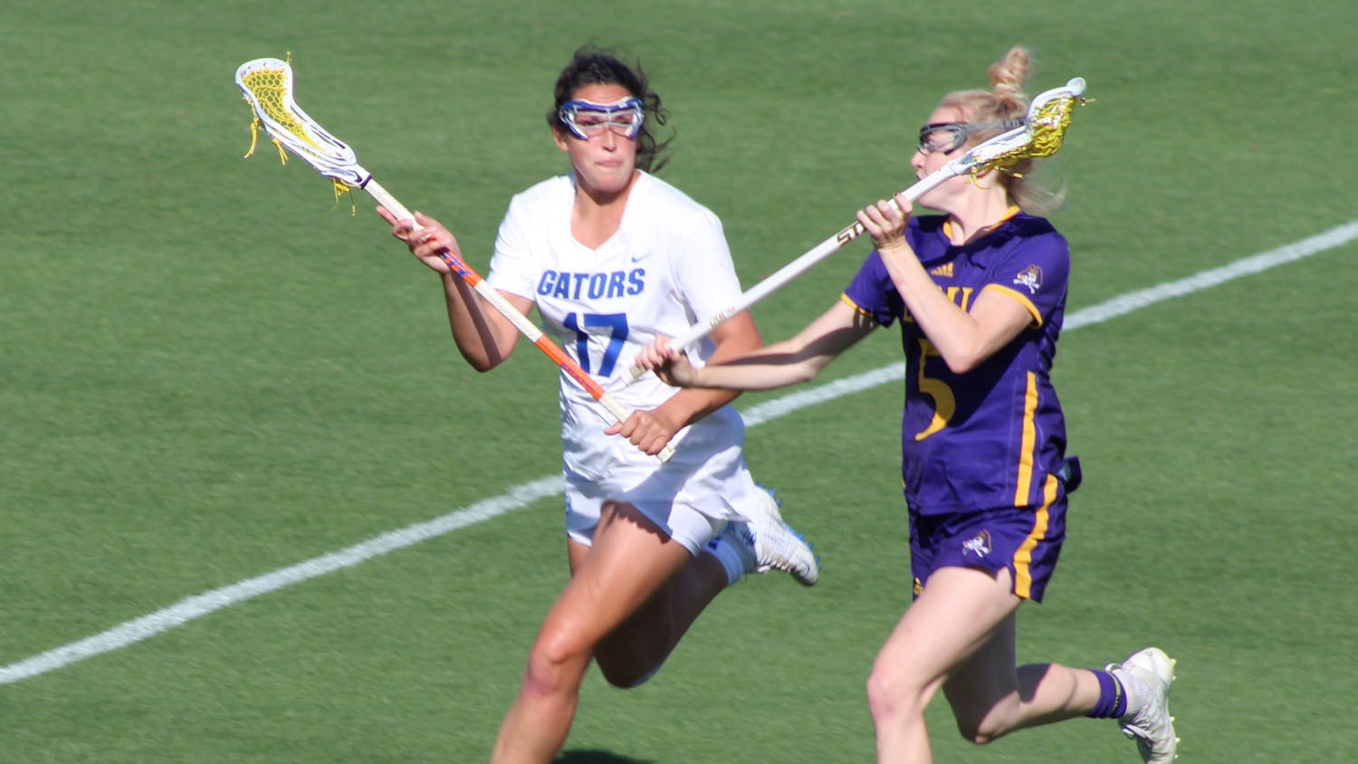 Shannon Kavanagh helped lead the Gators offensively to a 20-9 victory Thursday.