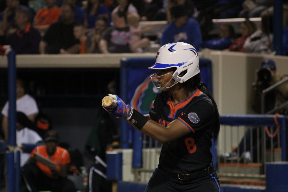 Starting in center field against North Florida, senior Aleshia Ocasio finished with two RBIs. She recorded at least one RBI for the fourth consecutive game. 