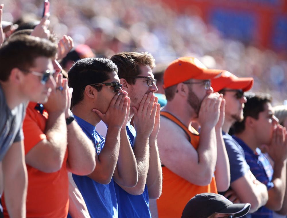 <p>Florida fans have been highly critical of offensive coordinator Doug Nussmeier this season after the Gators 4-7 year.</p>
