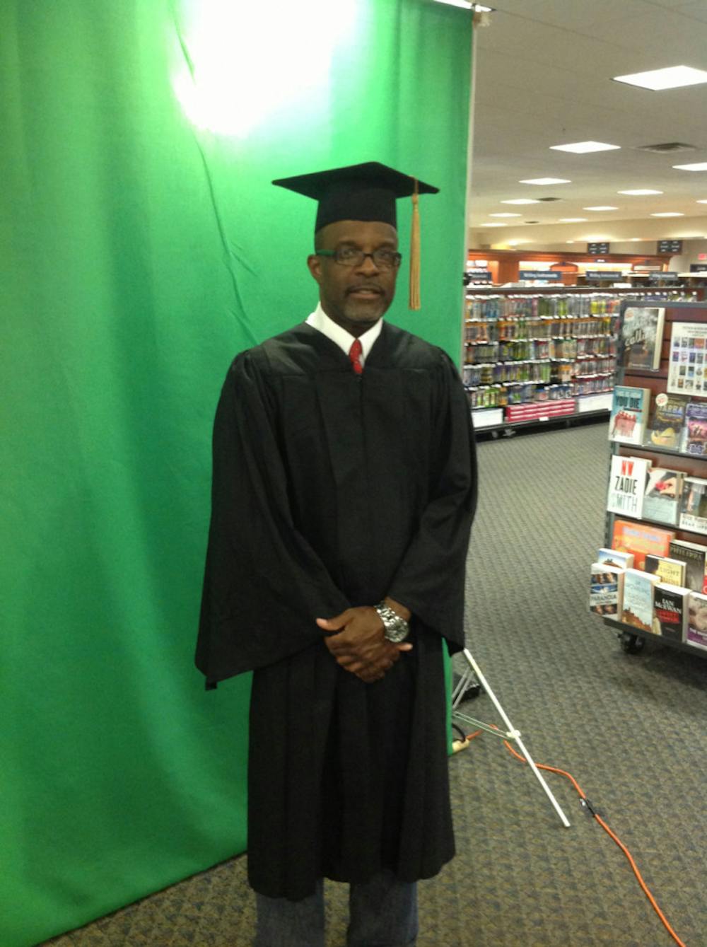 <p>Leslie Giscombe, 49, says he’s the oldest African-American to graduate from the Warrington College of Business Administration. He will receive his bachelor’s degree Aug. 10 and then plans to pursue his master’s.</p><div> </div>