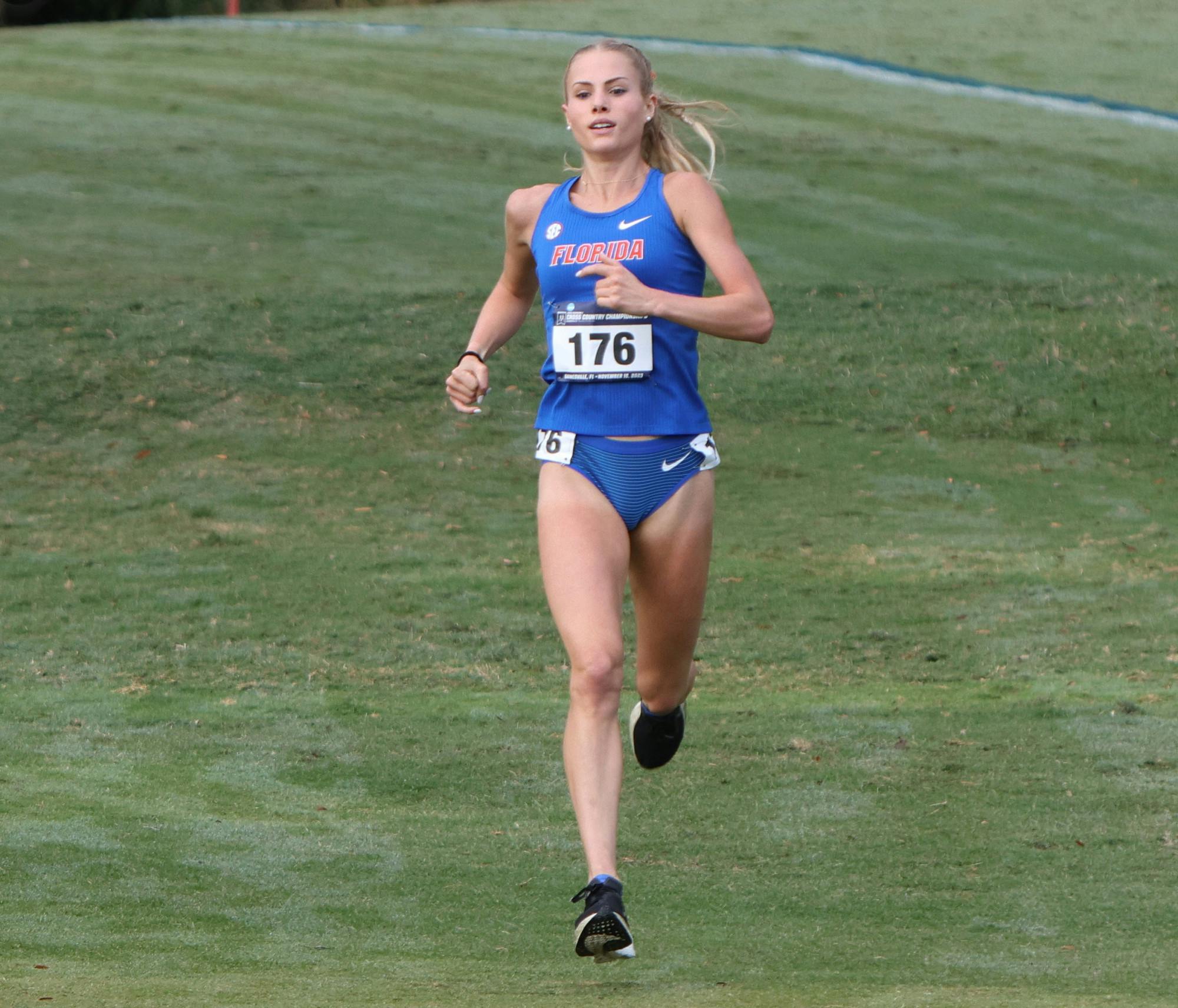 Redshirt junior Parker Valby runs during the NCAA South Regional on Friday, Nov. 10, 2023. 