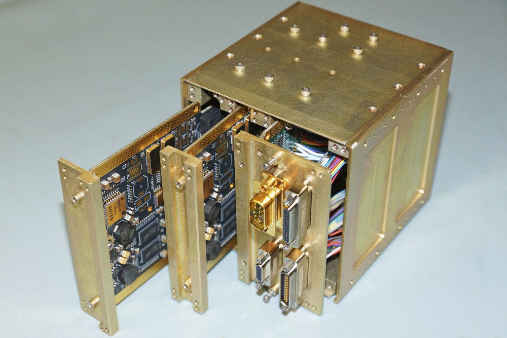 <p>Pictured is the CSP-ISEM, one of the computer systems that will go up on a NASA mission to the International Space Station.</p>