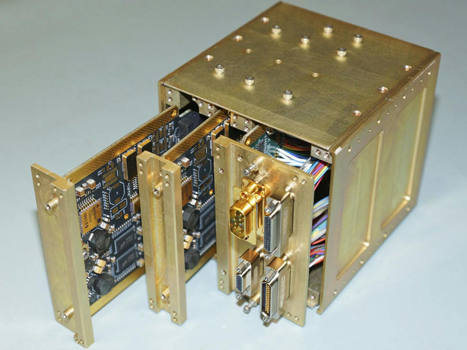 Pictured is the CSP-ISEM, one of the computer systems that will go up on a NASA mission to the International Space Station.