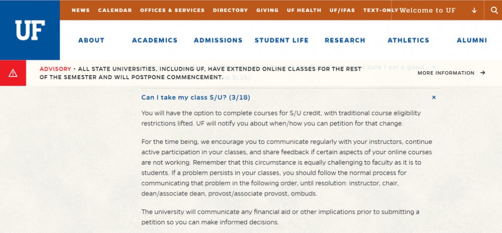 UF pass/fail