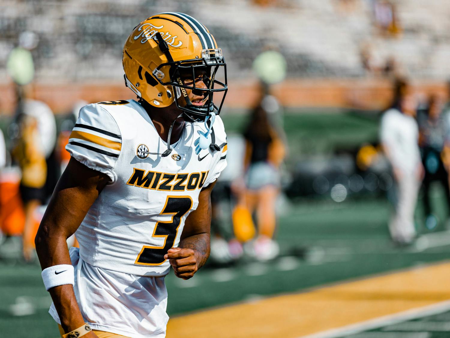 Missouri wide receiver Luther Burden III during the Tigers' game against Abilene Christian Saturday, Sept. 17, 2022. Photo by Alexander Daggett of The Maneater.