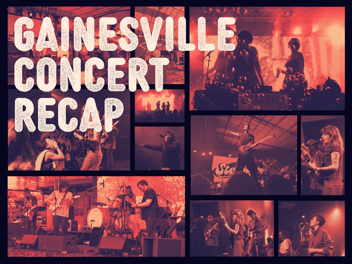 Gainesville has many concerts with a variety of genres every week across the city.