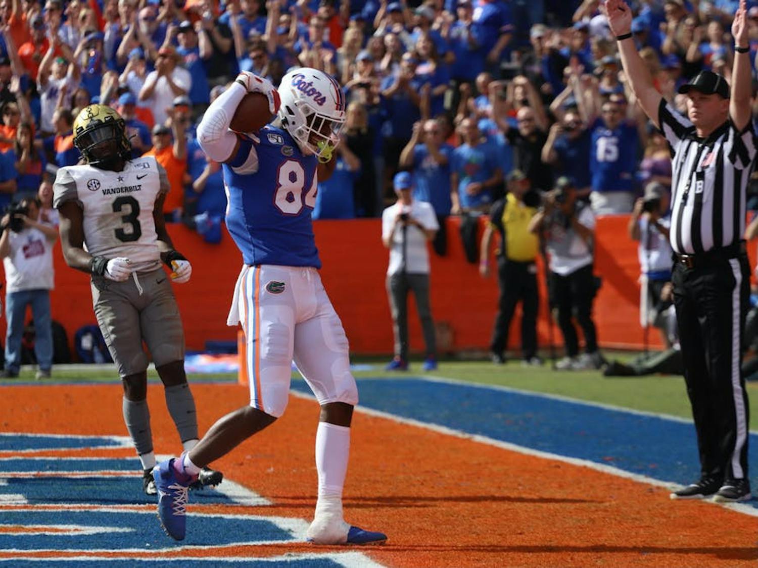 Kyle Pitts against Vanderbilt in November of 2019.