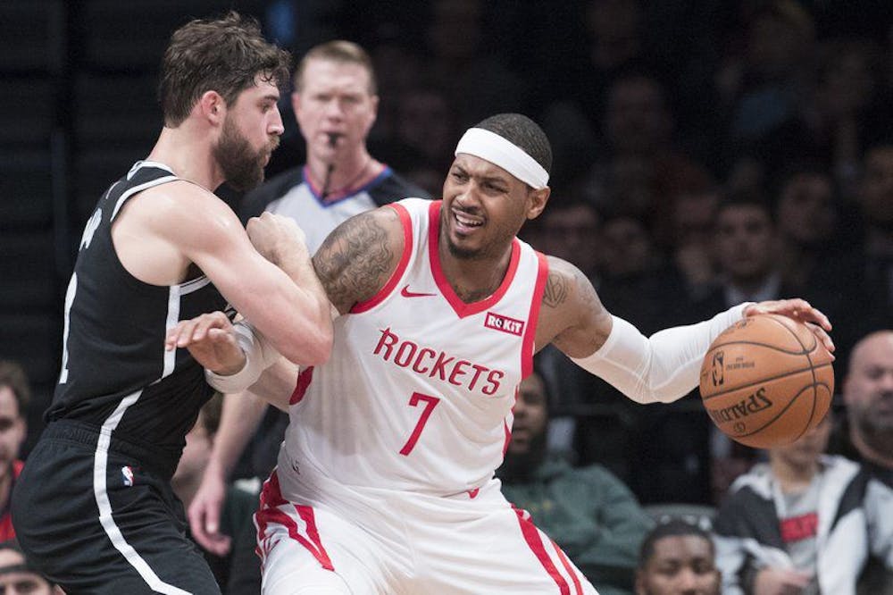 <p>Carmelo Anthony and the Houston Rockets are parting ways after only 10 games of action for the veteran forward.&nbsp;</p>