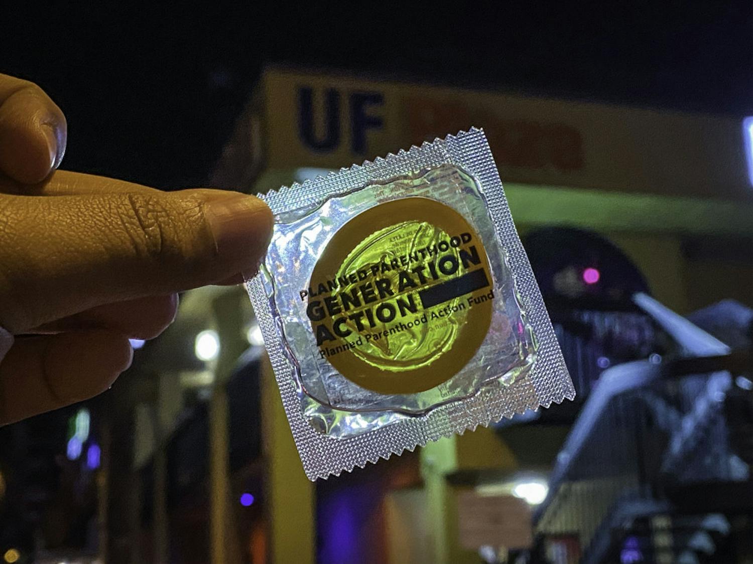 On Saturday night, Planned Parenthood Generation Action and the Women’s Student Association handed out condoms and other forms of protection to those in lines for bars at Midtown.