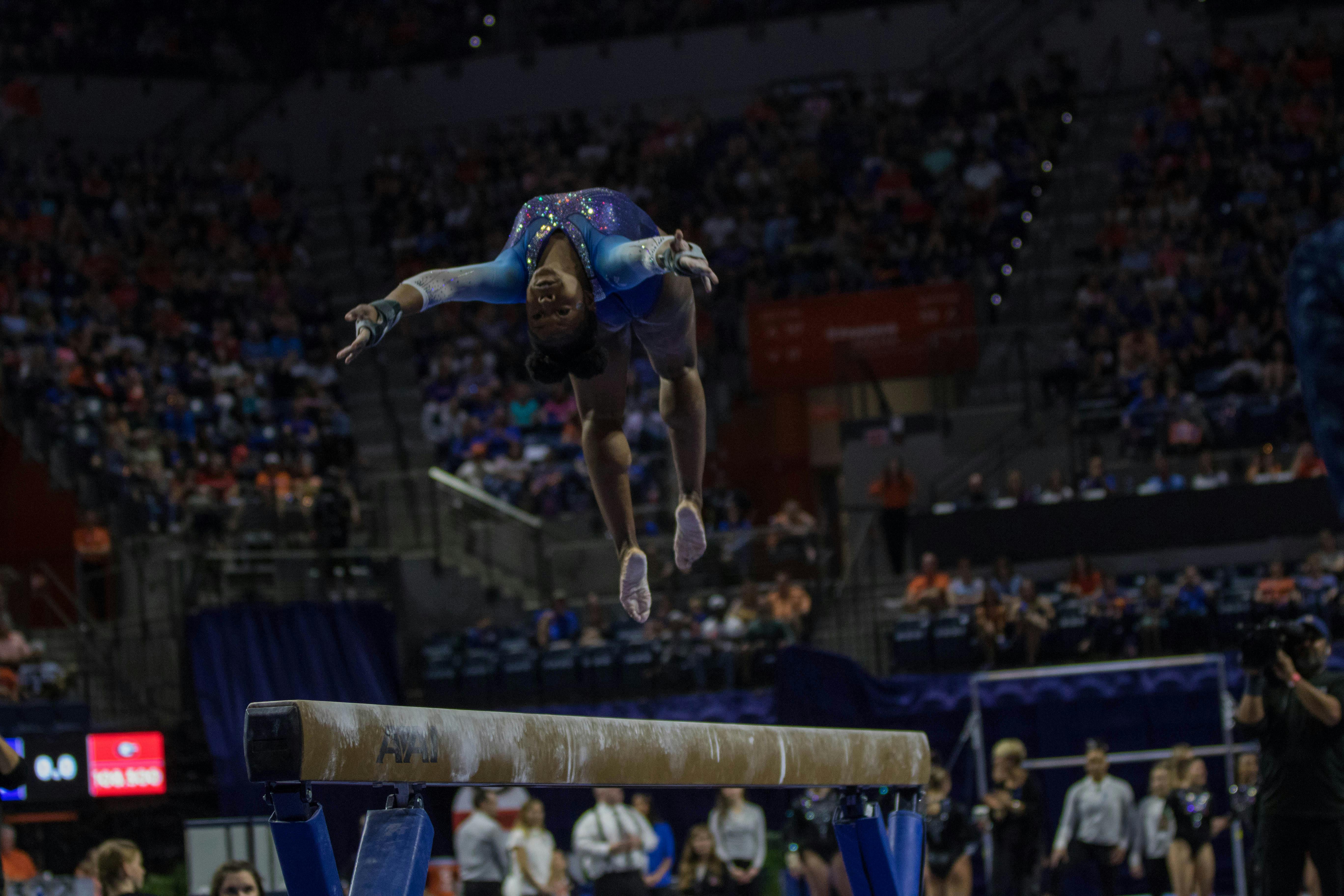 Florida senior Alicia Boren became a 10-time NACGC All-American after earning the honor in floor and the all-around this season. 