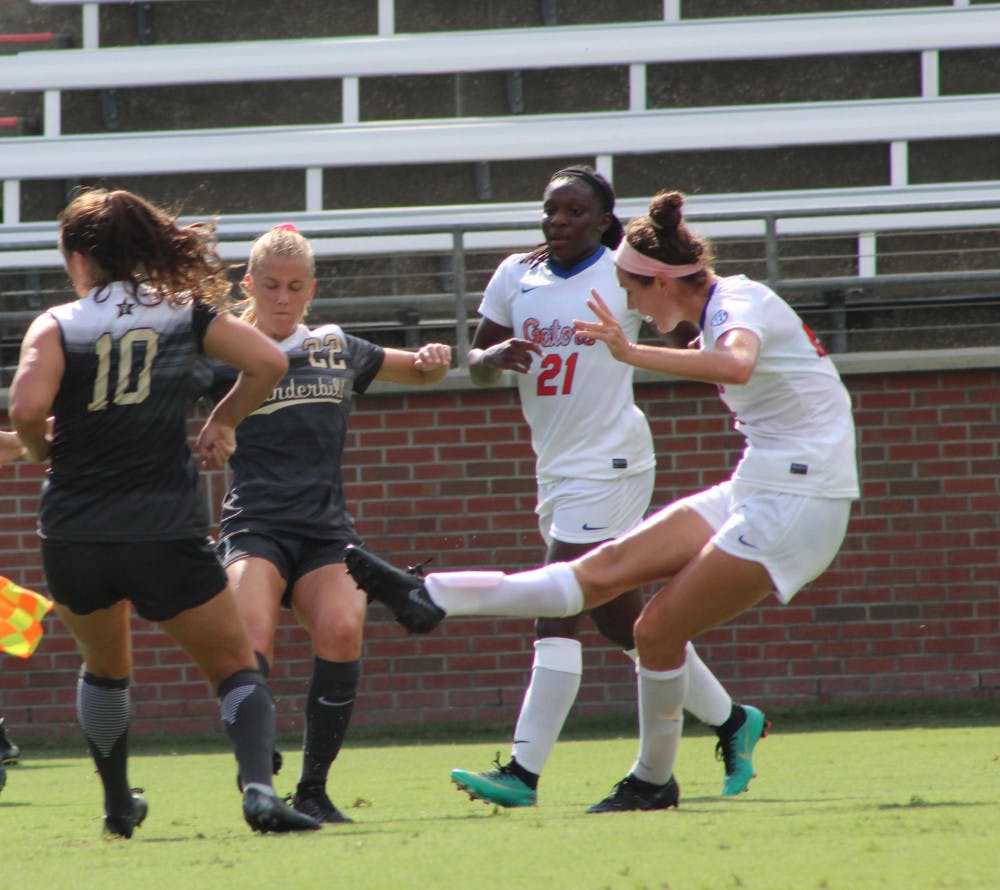 Florida had outshot Tennessee 7-4 in the first half of its 2-0 loss to the Volunteers on Thursday. Midfielder Sarah Troccoli came close to scoring in the 35th minute but was stopped by a UT save. 
