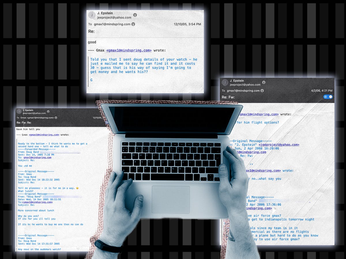 UF presidential advisory committee member, Doug Band, found to have received gifts and favors from Ghislaine Maxwell and Jeffrey Epstein in the 2000s.