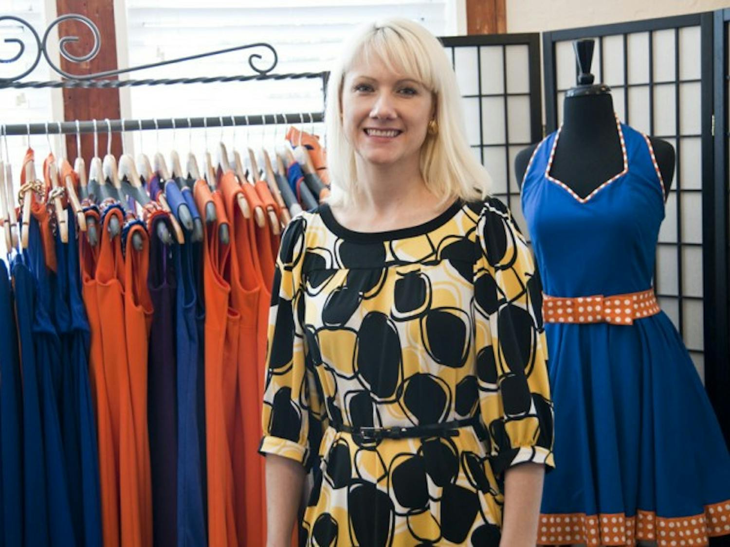 Visit Gainesville local Jacquelyn Brooks at her shop, Jacquelyn Brooks Designs, located in Midtown.