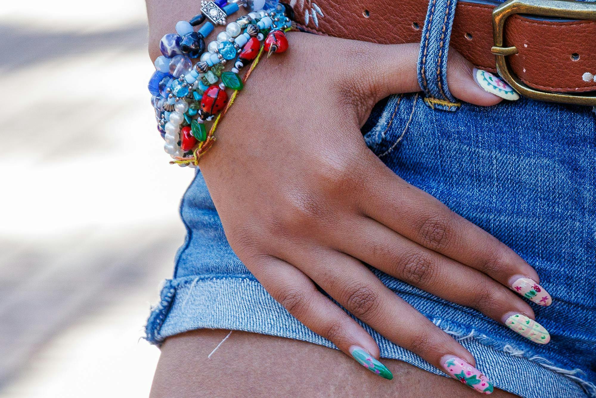 The accessories that make up junior Nethumi Ratnayake's outfit are seen on Thursday, Nov. 20, 2025