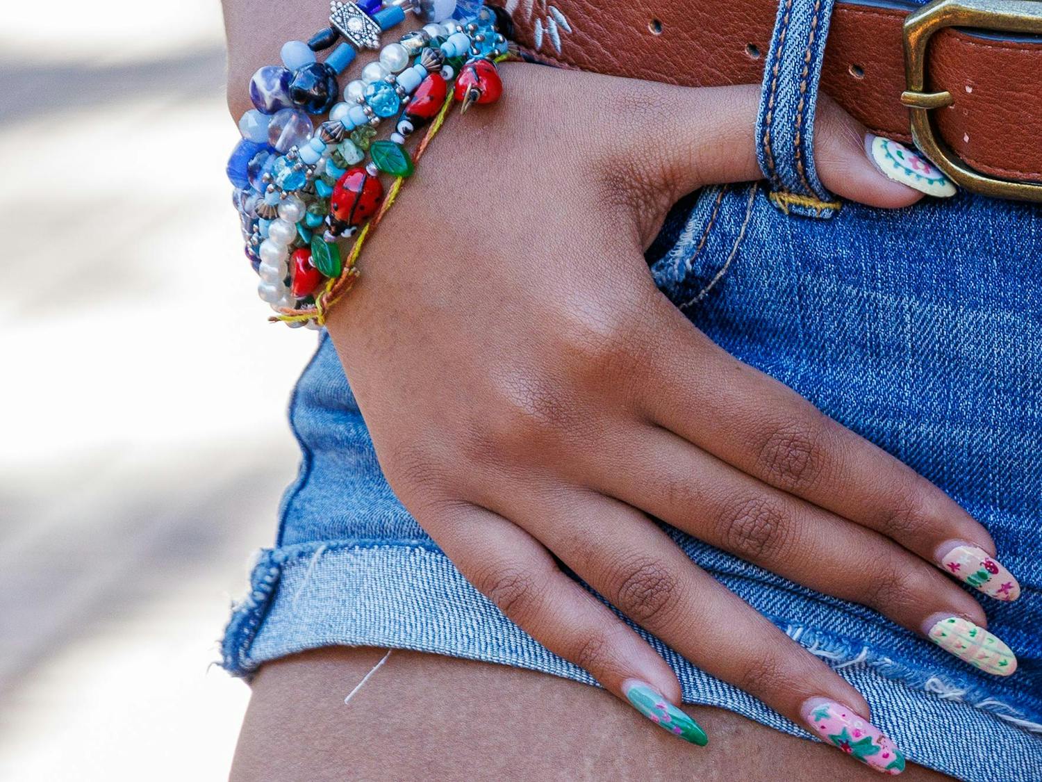 The accessories that make up junior Nethumi Ratnayake's outfit are seen on Thursday, Nov. 20, 2025