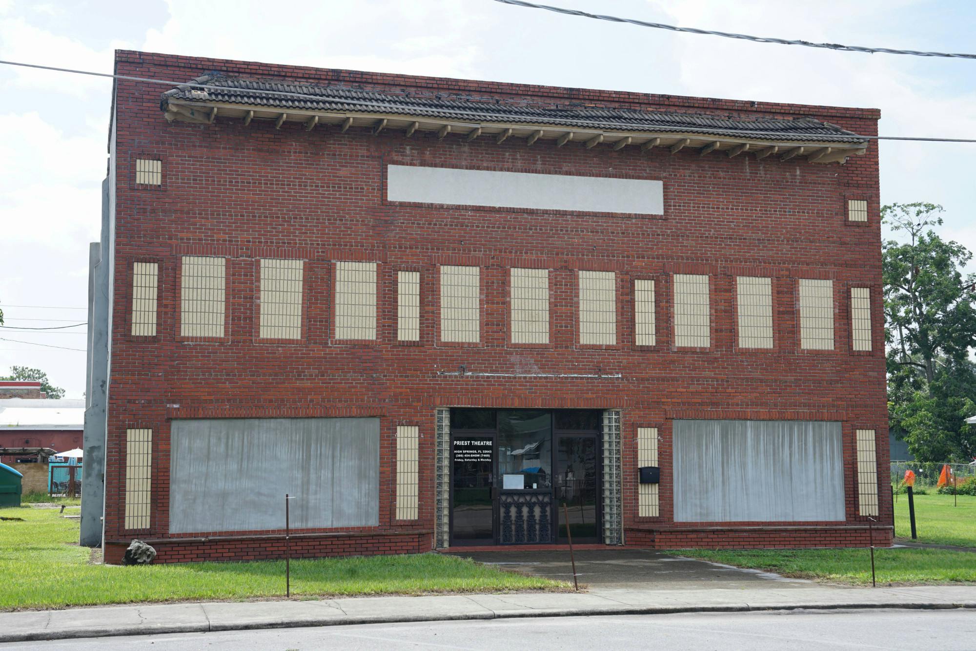 The Priest Theatre is seen at 15 NW 1st St. in High Springs on Sunday, July 23, 2023. 