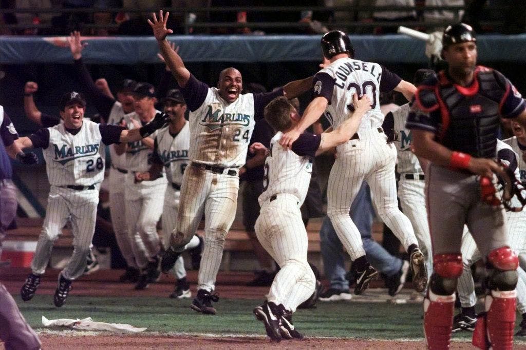 The then-Florida Marlins won the 2003 World Series over Cleveland.&nbsp;