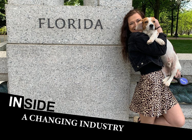 Rachel Bender&nbsp;fostered 11 dogs over the last four months, but eventually adopted one: an 8-year-old beagle named Bagels.