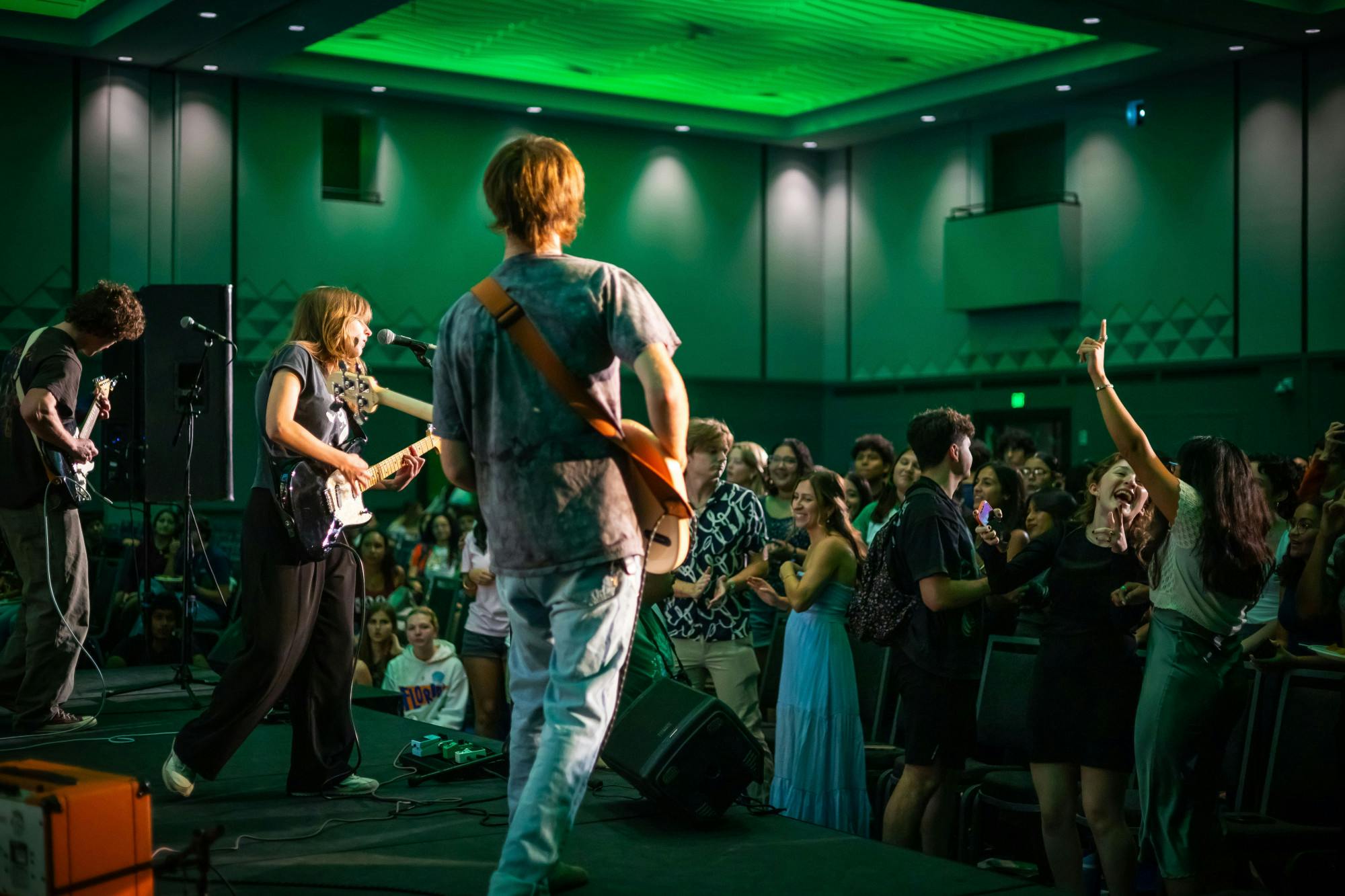The Nancys band performs during the Hispanic-Latine Student Assembly at the Reitz Union Grand Ballroom on Wednesday, Aug. 27, 2025.