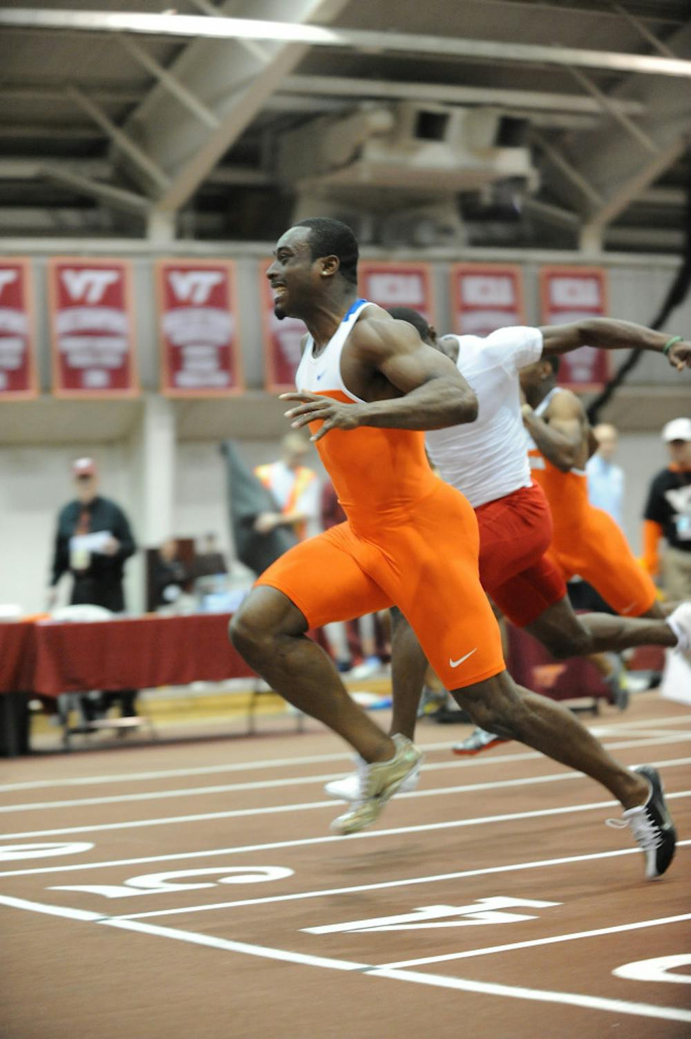 Florida's Jeff Demps qualifies for the NCAA Indoor National Championships in the 60-meter dash, running the second-fastest time in the country this season.