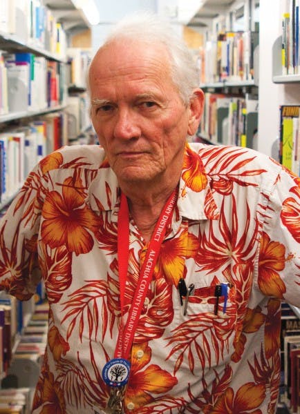 Al Martin, 69, is a librarian at Alachua County Tower Road Branch Library. Martin was one of the eight people chosen to receive a Carol Combs Hole Award for his work with non-native English speakers.