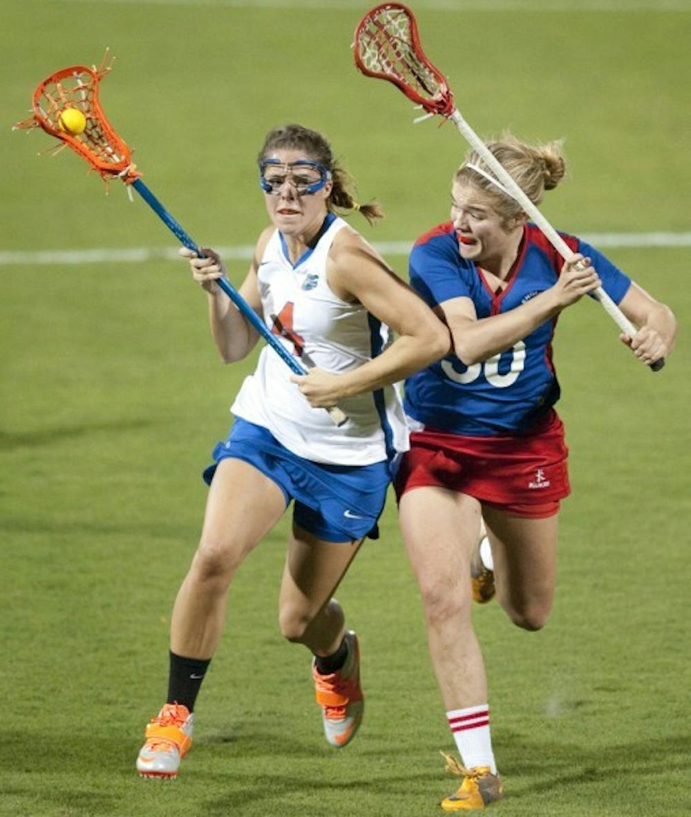 <p>Florida junior attacker Kitty Cullen highlighted UF’s success in yellow-card situations with a man-down goal Sunday against Maryland-Baltimore County.</p>