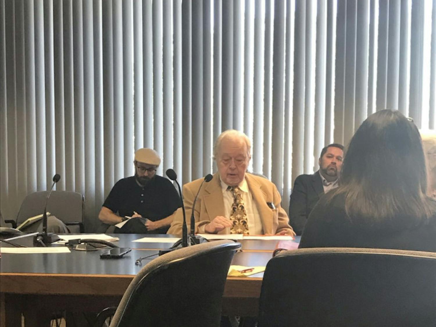 Bruce Blackwell, 77, of Gainesville, spoke in support of the conversion therapy ban. He said after hearing the story of a man who experienced suicidal thoughts after undergoing the therapy, it was up to him to right the wrongs of others.