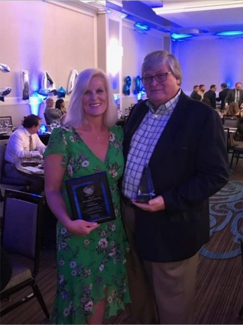 Ed Crapo and Wendy Sapp awarded at The Florida Chapter of the International Association of Assessing Officers (FCIAAO) annual meeting