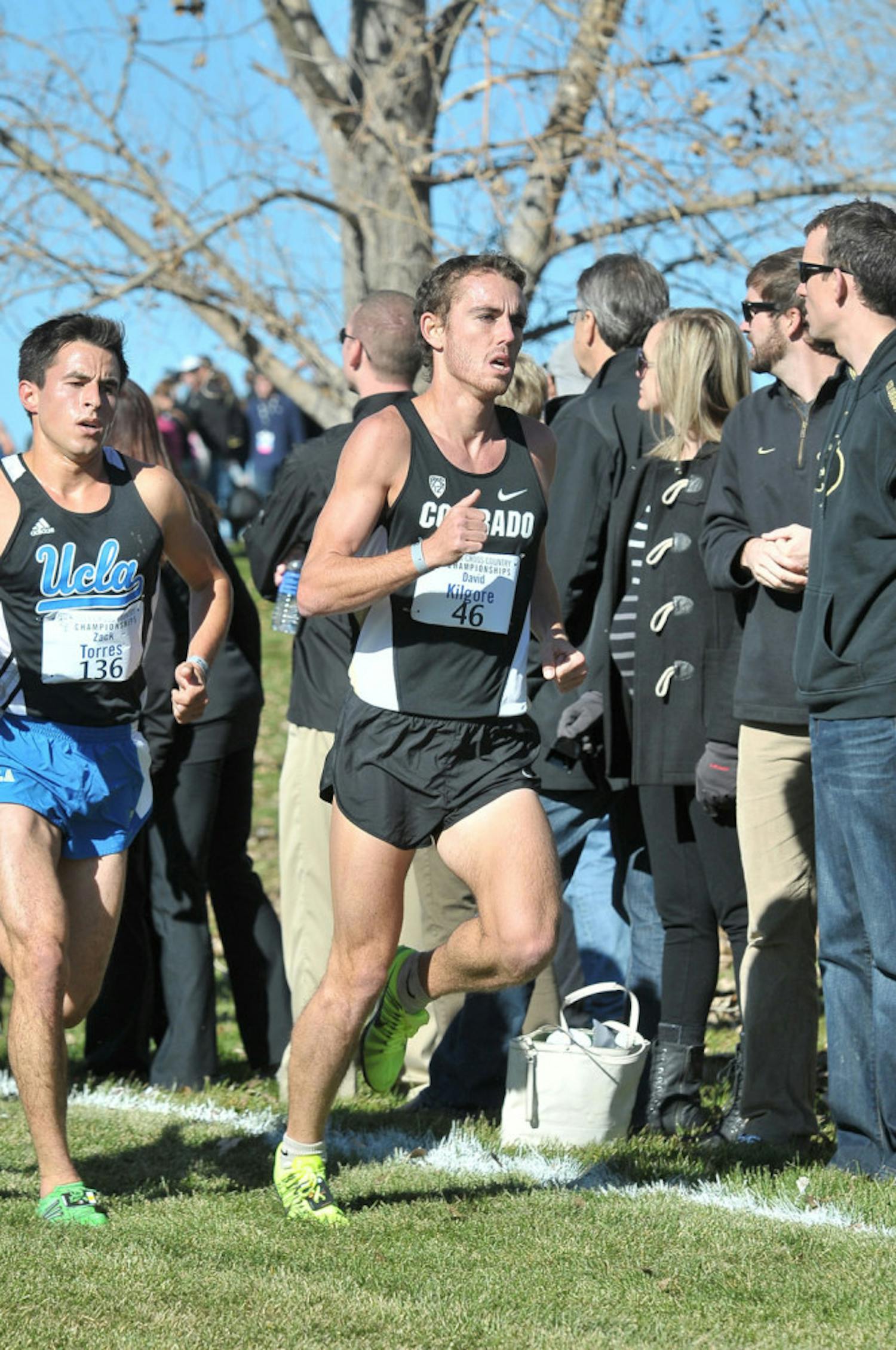 David Kilgore races in the 2013 Pac-12 Cross Country Cahmpionships in Louisville, Colo.