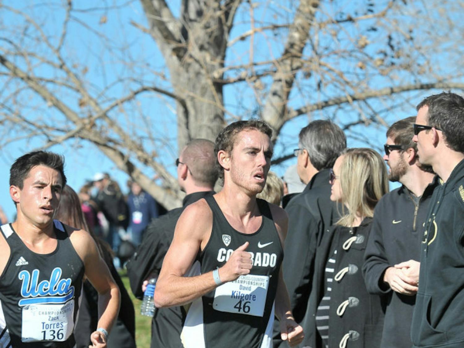 David Kilgore races in the 2013 Pac-12 Cross Country Cahmpionships in Louisville, Colo.
