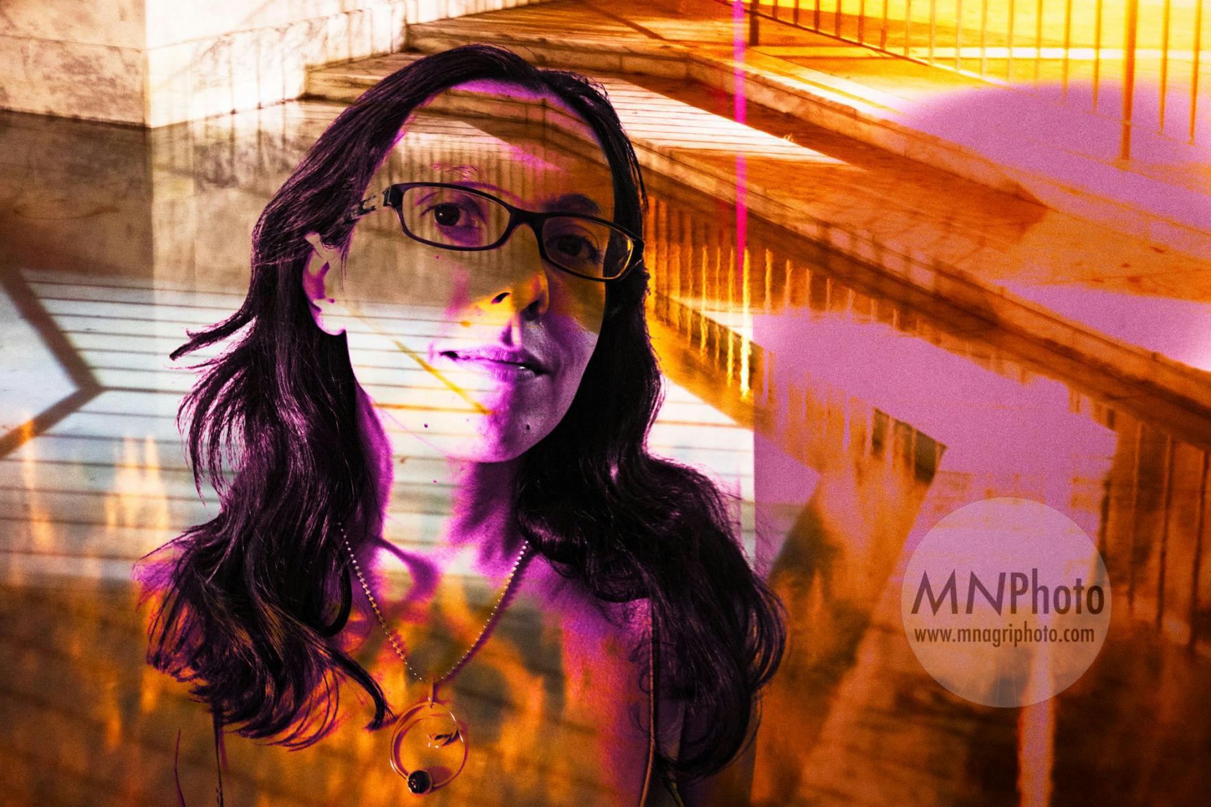 Self-portrait of Nagri as photo number 365 for her daily editing project.