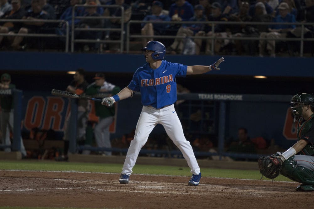 Shortstop Deacon Liput was a perfect 4-for-4 from the plate Wednesday night against Jacksonville. 