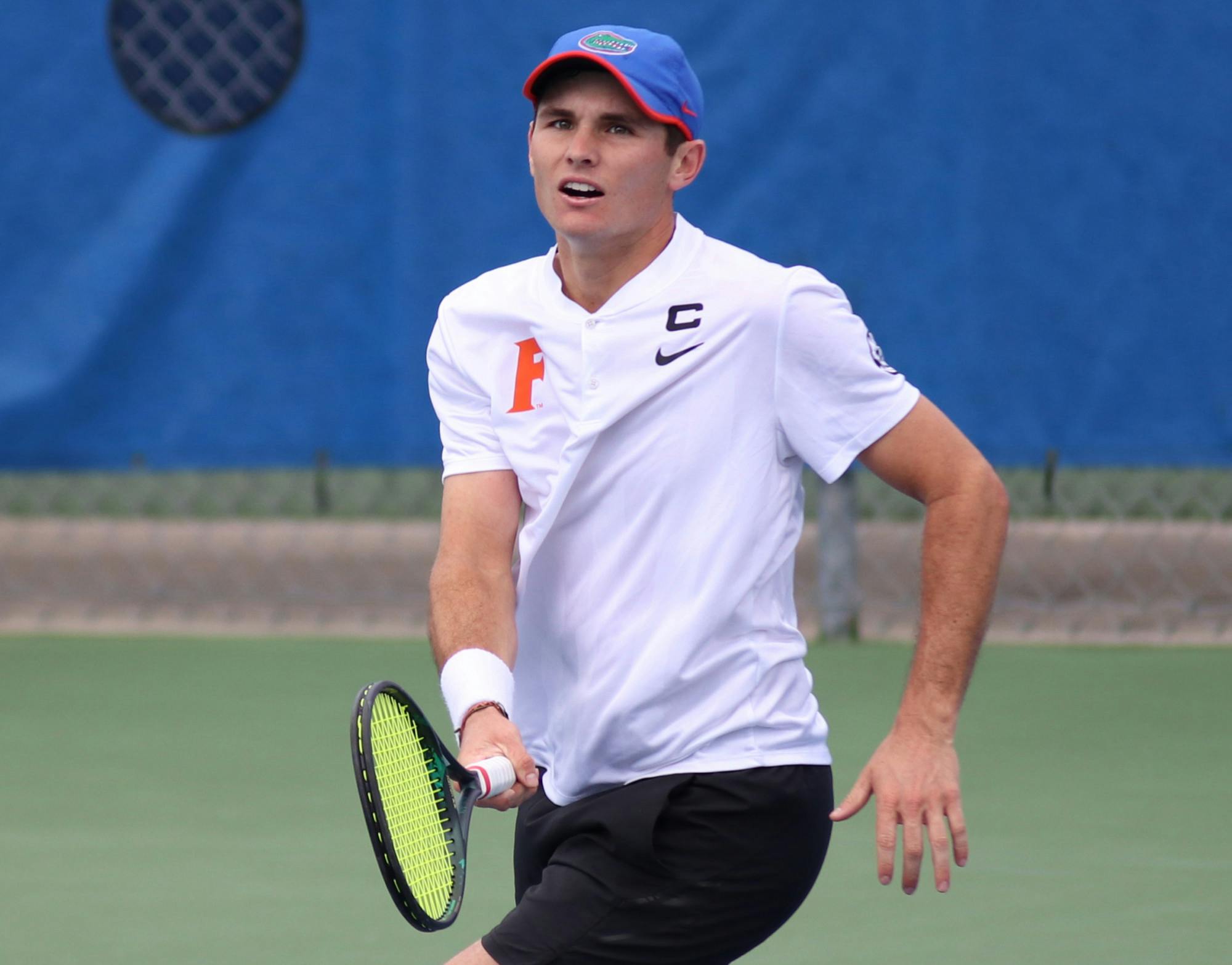The ITA recognized the squad as the No. 1 team March 30, but the Gators have little time to celebrate before they trek up to Nashville, Tennessee. Photo from UF-Auburn match February 21.