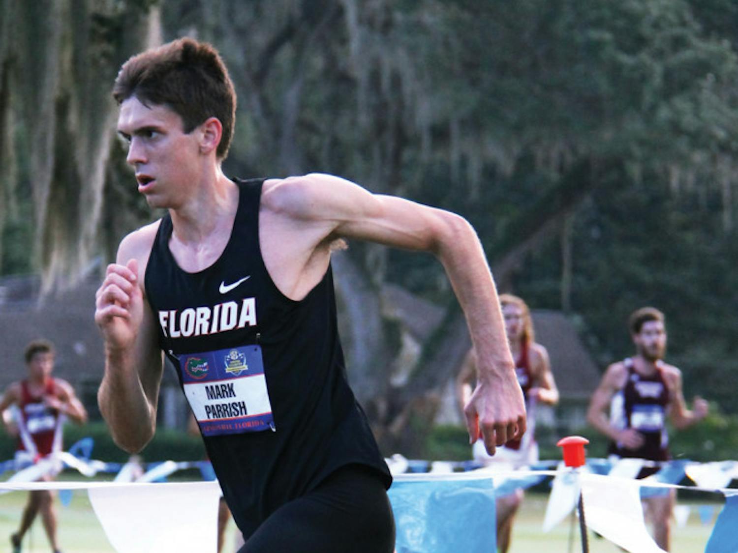 Mark Parrish runs in the Southeastern Conference Championship on Nov. 1, 2013 at the Mark Bostick Golf Course in Gainesville.