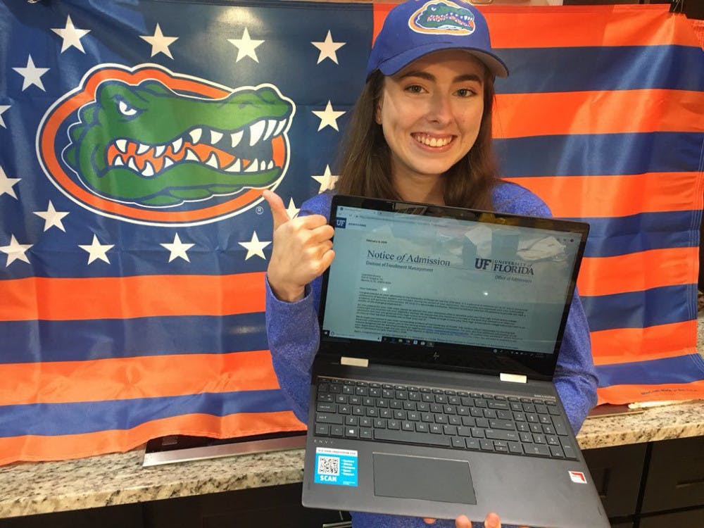 Gabrielle Russo, 17, was accepted into UF’s class of 2023. Russo, who’s a third generation Gator, applied as undecided but is interested in biomedical engineering.
&nbsp;